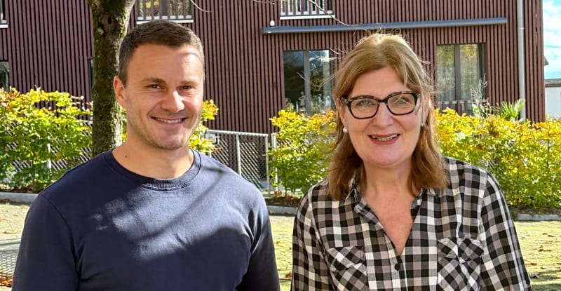 Ljubomir Milosev und Gerda Knöpfli, das aktuella Team vom Hausdienst